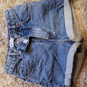 Zara high-waisted shorts